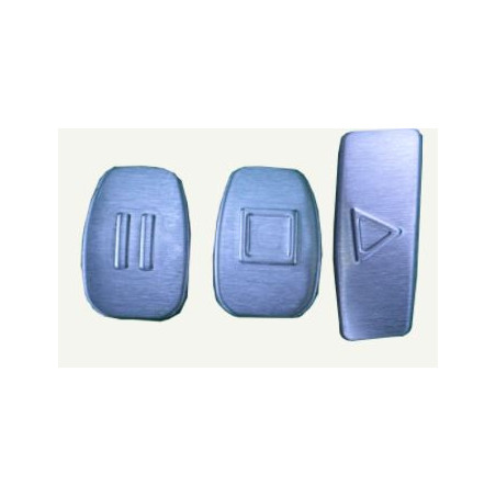 Coiffe de pédale alu Twingo RS