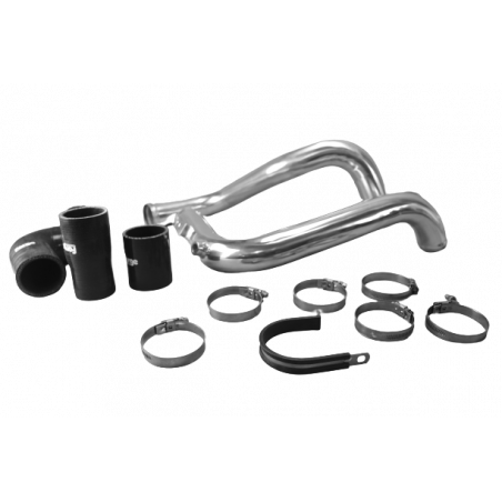 Multi-layer reinforced silicone turbo boost hose kit by Forge Motorsport for Renault Megane 2 RS.