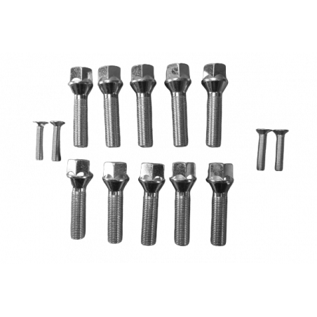 Pack elargisseurs 17mm simple boulonnerie 5x114.3
