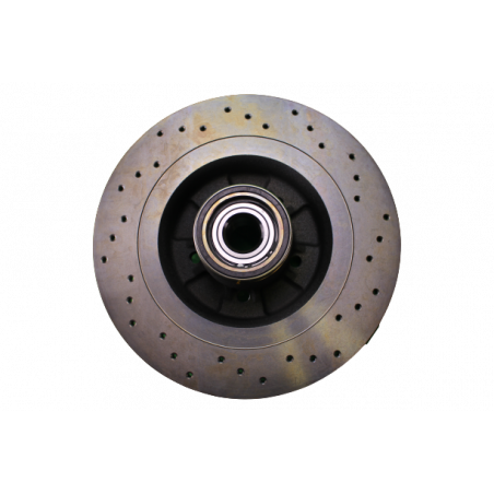 Disques arrières percés avec roulements et ABS Clio 3 RS - Megane 2 RS PH2