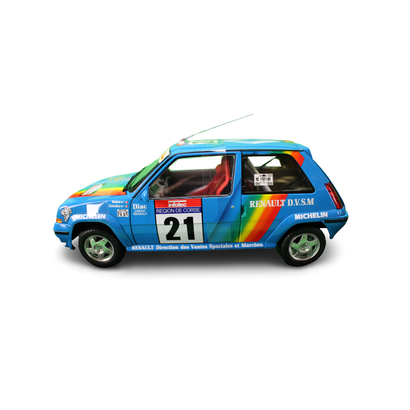 Miniature Renault 5 GT TURBO 1:18 Tour de Corse