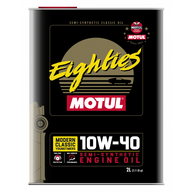 Huile Motul Eighties 10w40 (bidon de 2L)