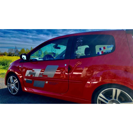 Kit Stickers "Grey Shadows" Renault Twingo 2 RS (Origine)