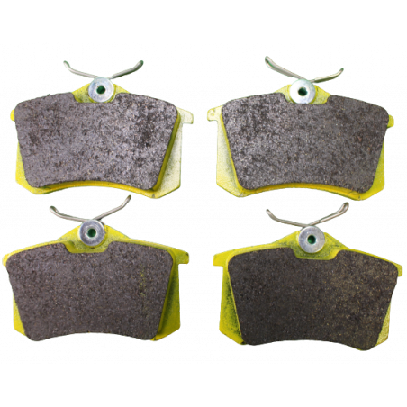Pagid Racing RSL29 yellow compound high-endurance rear brake pad set, profile reference 1158.
