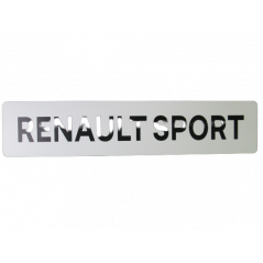 Plaque Renault Sport