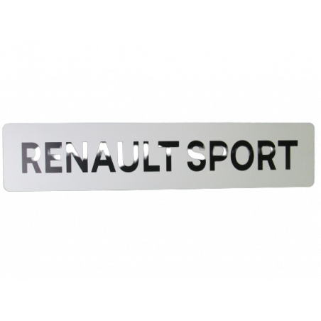 Plaque Renault Sport