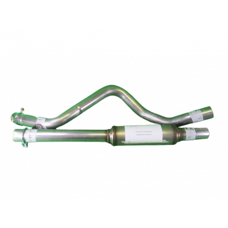 Intermédiaire inox avec pareflamme Megane 3 RS