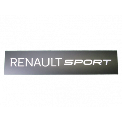 Plaque Renault Sport fond Noir