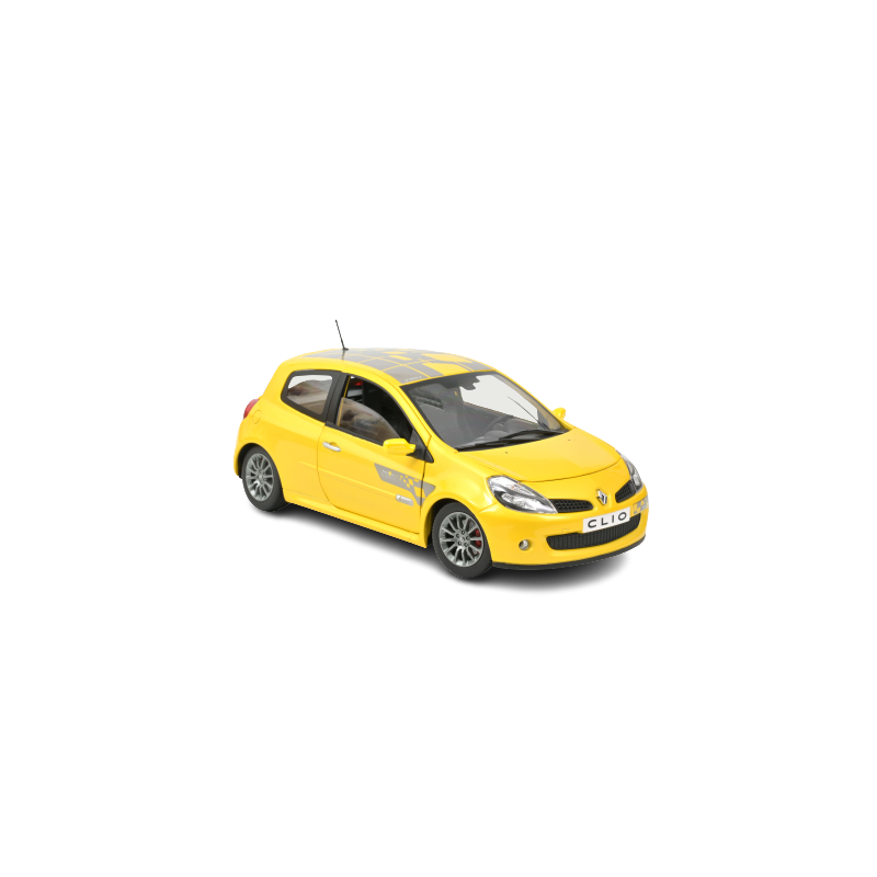 Miniature RENAULT CLIO RS F1 TEAM 2007 - JAUNE SIRIUS 1/18 Norev