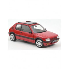 Miniature Norev 1/18 Peugeot 205 GTI 1.9 Rouge Jante PTS