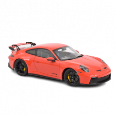 Miniature Porsche 992 GT3 orange 1:18