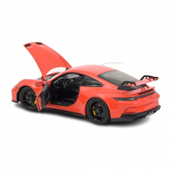 Miniature Porsche 992 GT3 orange 1:18