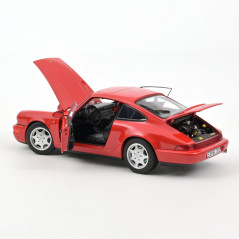 Miniature Porsche 911 Carrera 2 1990 Rouge 1:18