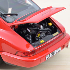 Miniature Porsche 911 Carrera 2 1990 Rouge 1:18