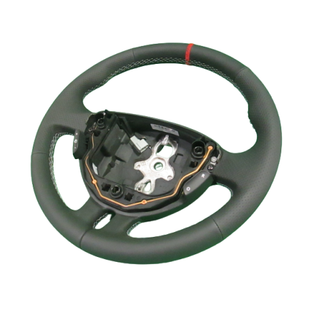 Volant de direction avec point milieu Rouge Clio 3 RS