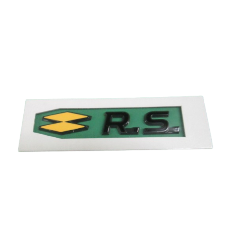 Logo arrière noir RS Megane 4 RS