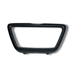 Canule d'échappement Akrapovic en fibre de carbone mate et structure titane pour Renault Megane 4 RS.