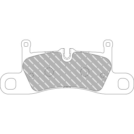 Plaquettes arrières Ferodo DS3.12 Porsche 991 3.4