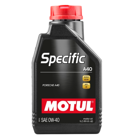 Huile Motul A40 Specific Porsche 0w40 - 1L