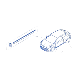 Left Side Red Bull Decal Renault Megane 3 RS Genuine