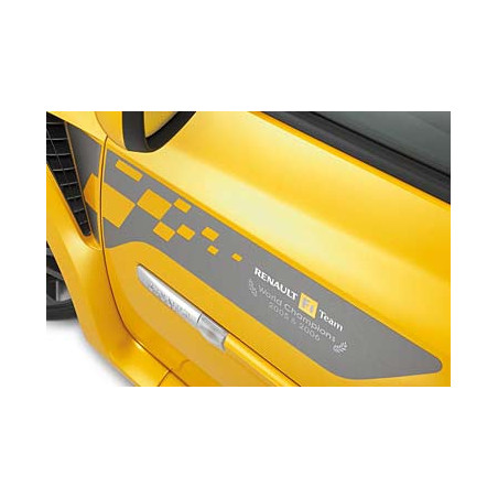 Sticker Latéral Gauche "F1 Team" Renault Clio 3 RS (Origine)