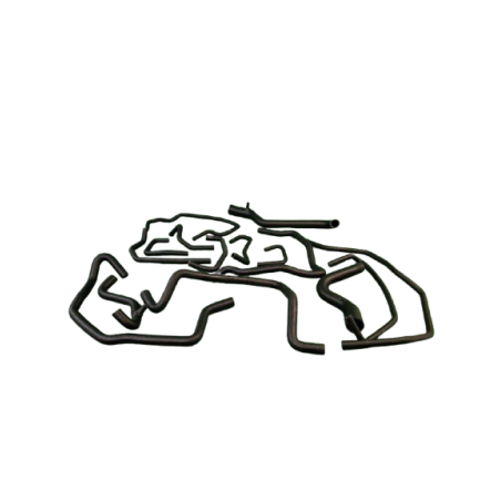 Kit Durites Eau Silicone Noir Mat (15pcs) - Renault Super 5 GT Turbo Phase 2