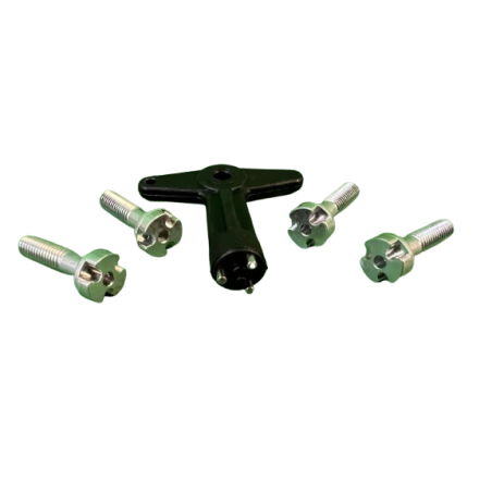 Kit vis et clé centre de roue Clio 2 RS