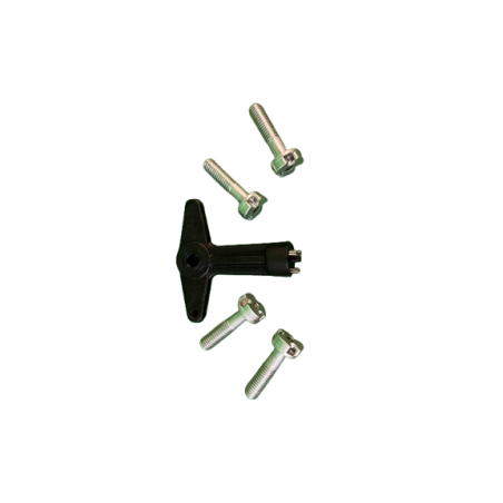 Kit vis et clé centre de roue Clio 2 RS