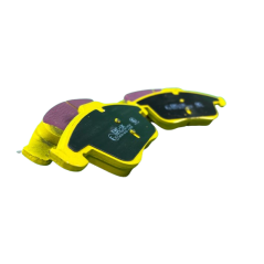 High-performance EBC Yellowstuff front brake pad set (part number DP41993R) for Renault Clio 4 RS.