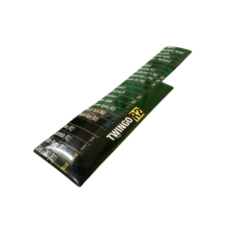 Planche étiquette POWER BOX Twingo R2