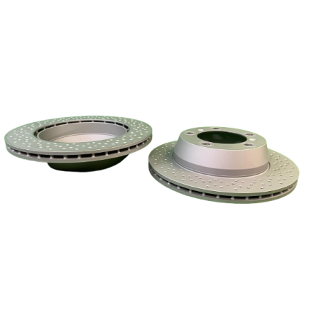Paire Disques Frein Arrière Zimmermann Percés Porsche 987/981/718