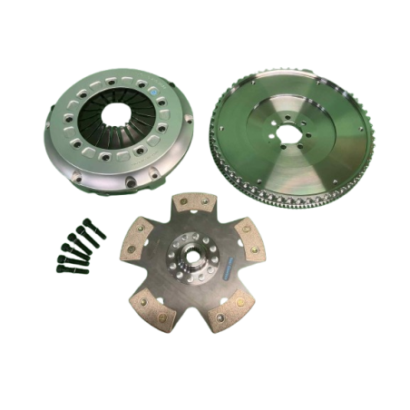 Single-Mass Flywheel & 4-Pad Unsprung Clutch Kit