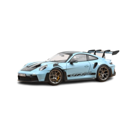 Norev 1/18 Miniature Porsche 992 GT3 RS Weissach Package Gulf Blue