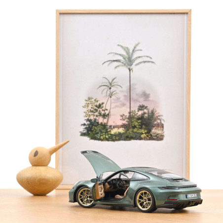 Norev 1/18 Miniature Porsche 992 GT3 Touring Malachite Green