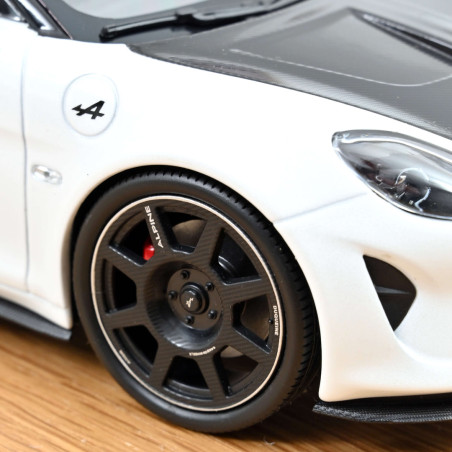 Alpine A110R 2024 Miniature - Iridescent White - 1/18 Norev 185433