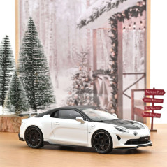 Alpine A110R 2024 Miniature - Iridescent White - 1/18 Norev 185433