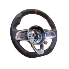 Volant Cuir/Alcantara Orange Alpine A110S - Origine Alpine