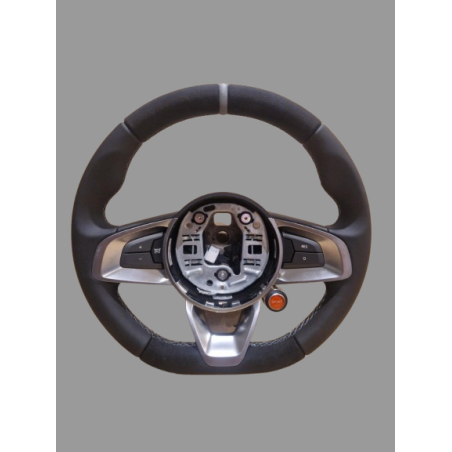 Volant Cuir/Alcantara Gris Alpine A110 - Origine Alpine