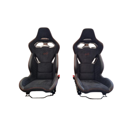 Pair of BRAND NEW Genuine Seats - Alpine A110S Leather/Alcantara