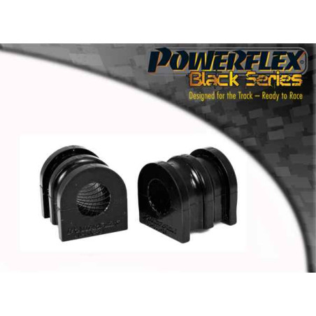 Paire de Silent-Blocs Barre Stabilisatrice POWERFLEX Black Series - Megane 2 RS (21mm)