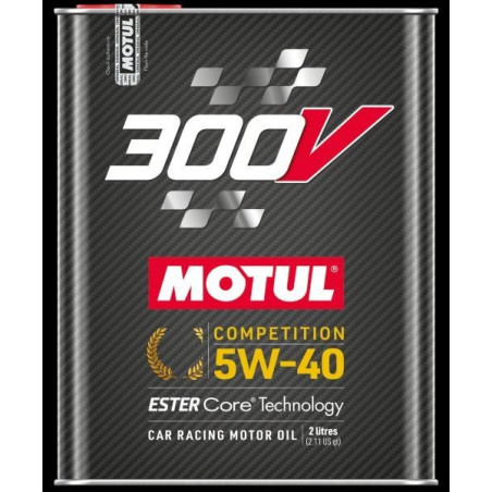 Huile Moteur Motul 300V Compétition 5W40 2L - RS, Audi, VW, Porsche, Mercedes
