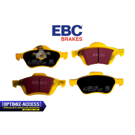 Plaquettes EBC yellowstuff Av twingo II RS