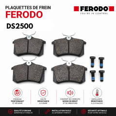 Ferodo DS2500 Rear Brake Pads - Clio RS and Megane RS