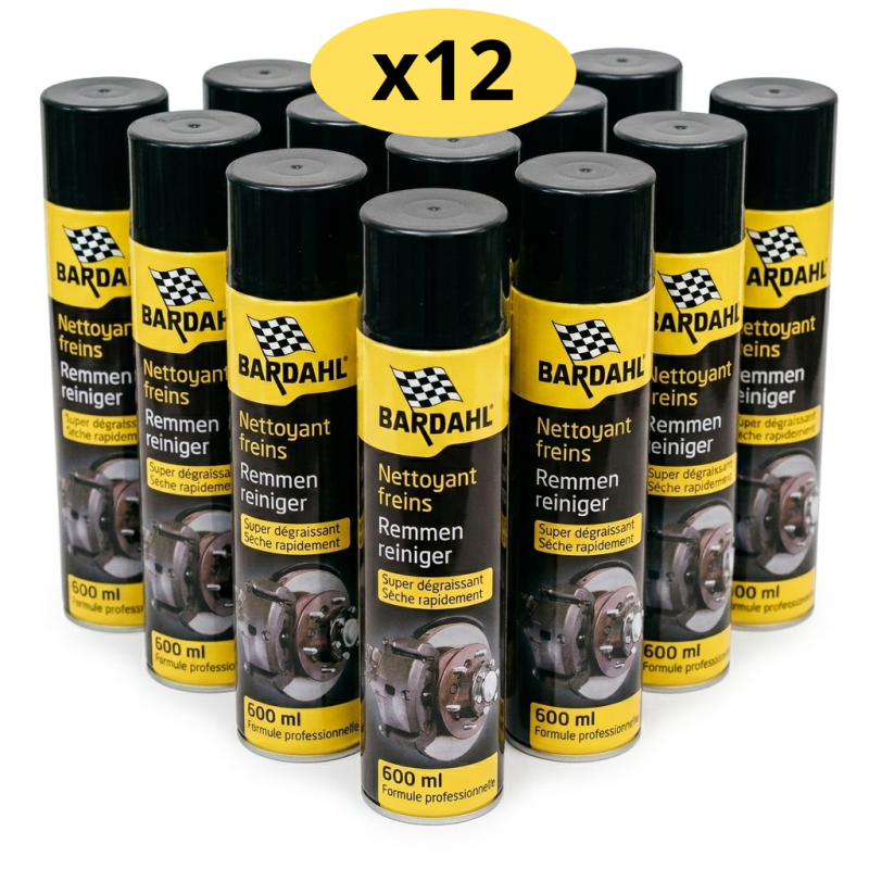 12 bouteilles nettoyant frein BARDAHL 600ML
