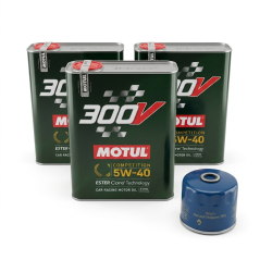 Kit Vidange Motul 300V Megane 3 RS 5w40