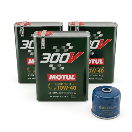 Kit Vidange Motul 300V 10w40 Clio 16S/Williams