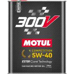 Motul 300V Competition 5W40 2L Engine Oil - RS, Audi, VW, Porsche, Mercedes (Racing)
