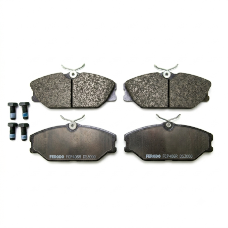 FERODO DS3000 high-performance front racing brake pads for Renault Clio 2 RS, FCP406R.