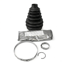 Thermoplastic outer CV joint boot kit with clamps and grease for Renault Clio 2 RS track cars.