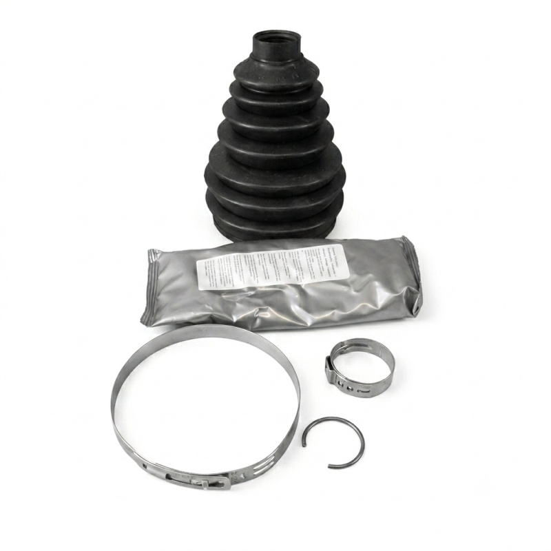 Kit de rechange soufflet thermoplastique côté bol de roue avec graisse et colliers pour Clio 2 RS. Kit de rechange soufflet thermoplastique côté bol de roue avec graisse et colliers pour Clio 2 RS.